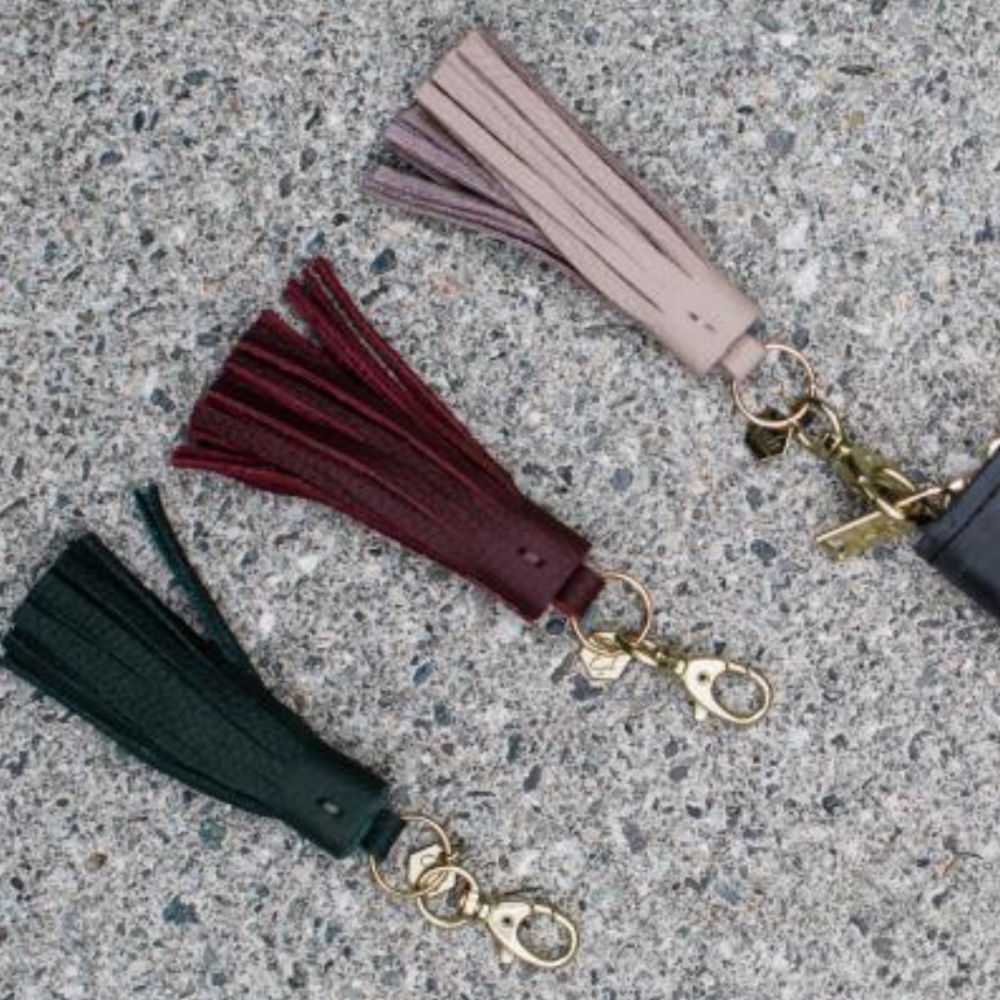NWT Sseko Tassel Bag Clips / Keychains